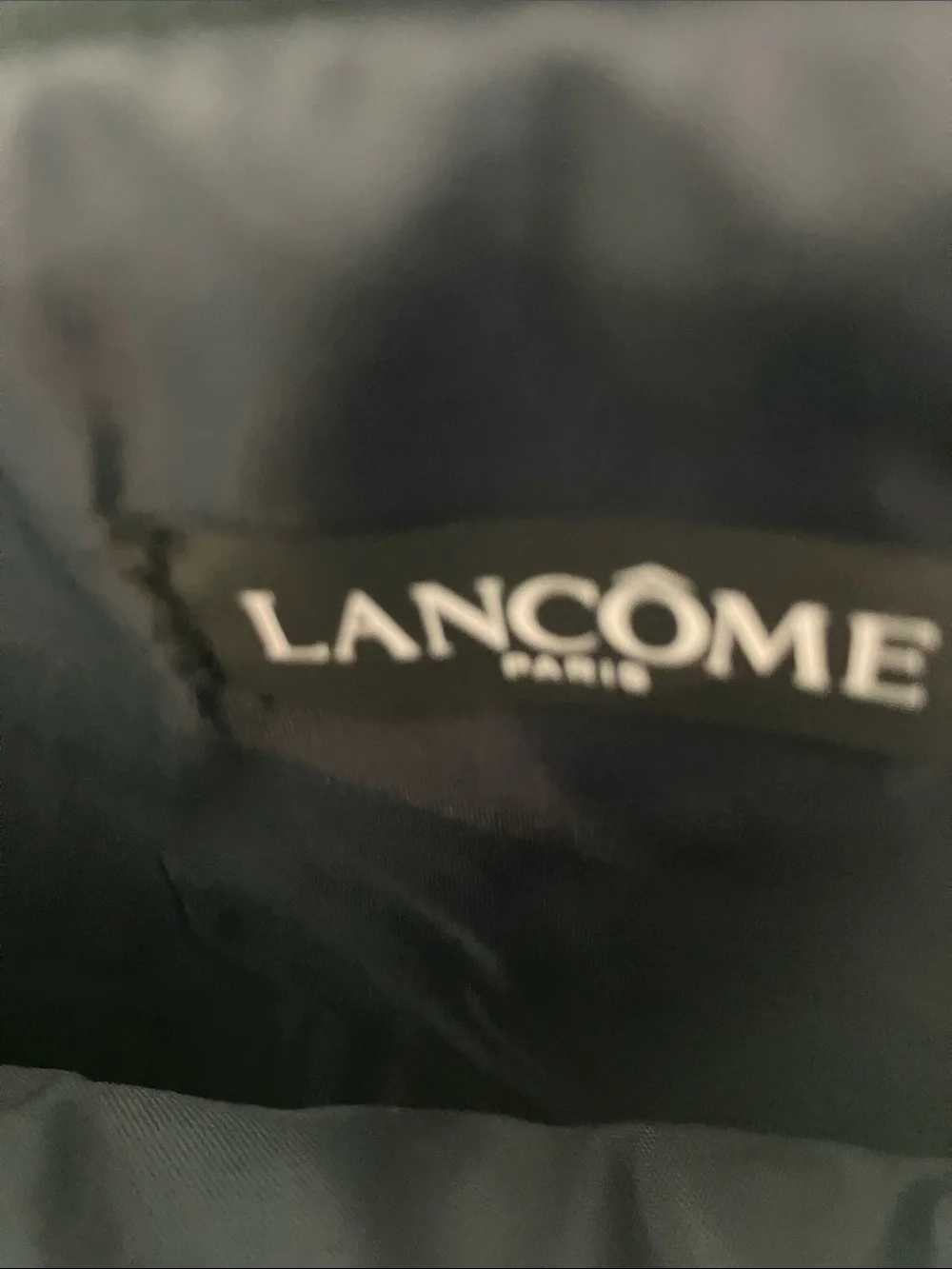 Lancome Rose Gold Metallic Cosmetic Pouch